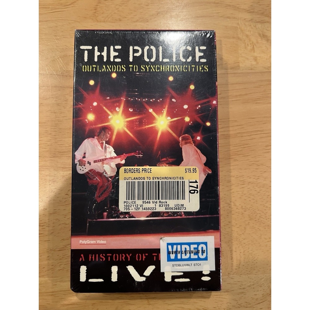 The Police Outlandos to Synchronicities (VHS, 1995)‎ BRAND NEW